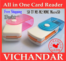 card reader micro sd all in one card reader tf m2 ms mmc sd cartao de memoria 64gb Cardreader sim card clone card reader multi