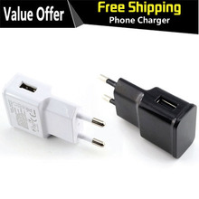 EU plug Adapter 5V 2A EU USB Wall Charger for iPhone 5 5s for Galaxy S3 S4 Note 3 Note 4 N9000 mobile phone charger FreeShipping