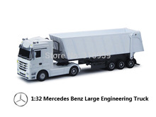 Large RC Truck 1 32 Mercedes Benz Truck Dumper Truck 18 Wheel 6CH Radio Control Automatic