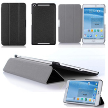 Tablet Accessories Slim Tri-Fold Leather Magnetic Folio Book ultra thin Case Stand Cover For ASUS Memo Pad 8 me581c Tablet Case