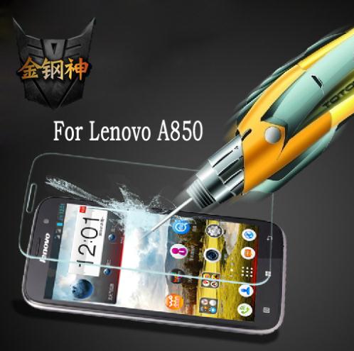 0 3mm Explosion proof Tempered Screen Protector Glass Film for Lenovo A850 Plus Wholesales Free Shipping