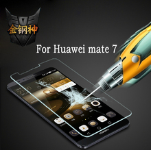 High Quality 9H Nanometer Anti-Explosion Tempered Glass Screen Protector Film For HUAWEI Ascend Mate 7 Mate7 + Retail Packaging