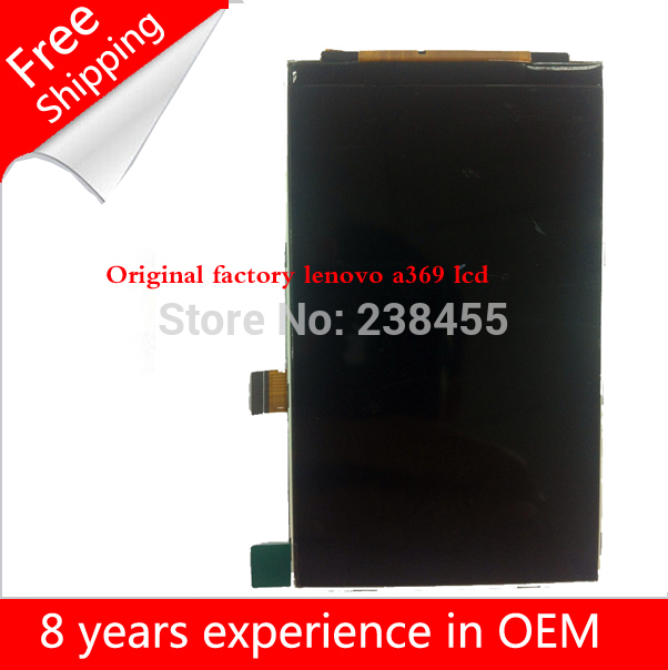 Global Free shipping 100 Ensure Original factory Mobile Phone LCDs For Lenovo A369 LCD Screen Display