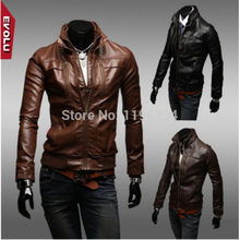 EVOLU Specials Autumn Fashion Leather Jackets Men’s Leather Coats Top Quality Masculine Outwear Jaquretas Casual Slim PU Jackets