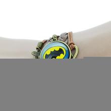 Spider man superman bracelet Gifts for men infinity love bracelet glass cabochon bracelet Wrap Bracelets christmas