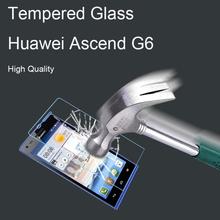 Tempered Glass film For Huawei Ascend G6 G 6 G6-C00 tempered Glass 9H Screen Protector Film For Huawei Ascend G6   4.5″