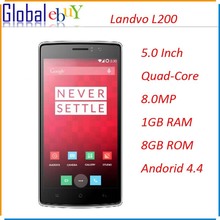 Original Landvo L200 MTK6582 Quad Core 5.0′ HD Cell Phones Andorid 4.2 8GB ROM 1GB RAM Dual SIM Dual Camera WCDMA Smartphone