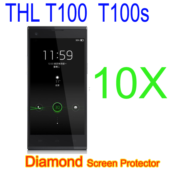10x Thl T100S T100 Iron man Diamond Screen Protector octa core MTK6592 1 7Ghz 5 0
