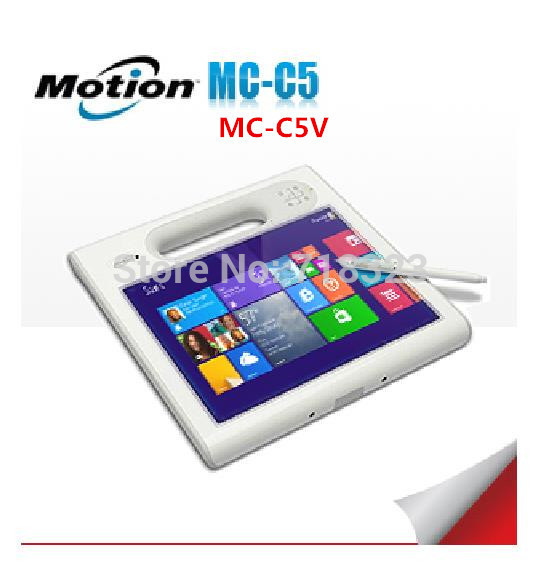 Motion C5 C5v Tablet PCs Intel i5 Win7 Win8 3G GPS RFID waterproof dustproof professional Medical