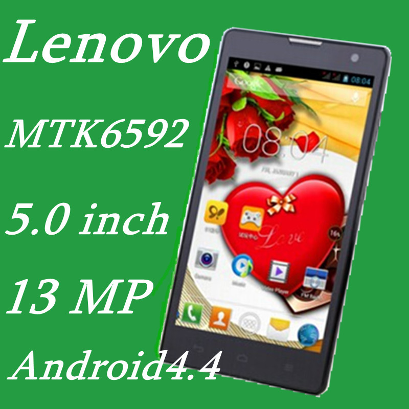 High quality Lenovo phone WCDMA 3G MTK6592 Octa Core 5 0 IPS 1920x1080 mobilephone 2GB RAM
