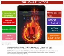 Cube Talk 9X 3G Tablet PC U65GT Octa Core 9 7 inch Retina OGS Screen 2048