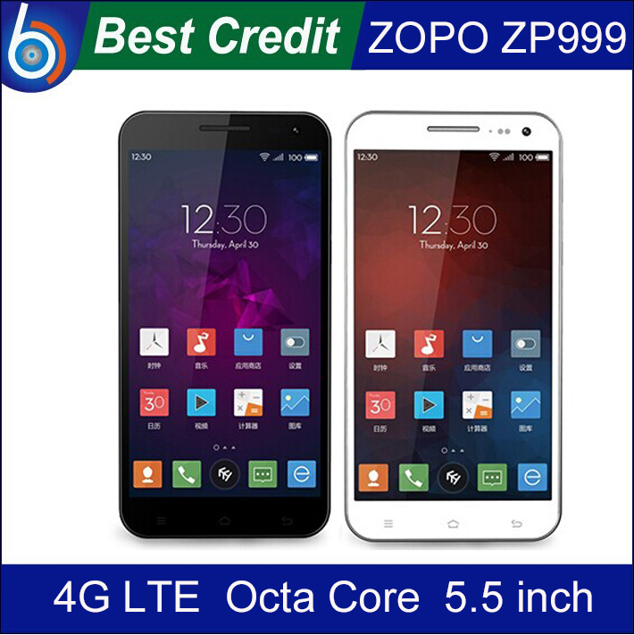 Original ZOPO ZP999 ZP3X MTK6595M Octa Core 4G LTE Android 4 4 5 5 3GB RAM