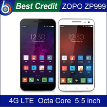 Original ZOPO ZP999 MTK6595M Octa Core 4G LTE Android 4.4 5.5” 3GB RAM 32GB ROM Mobile Phone FHD 1920*1080 14MP OTG NFC/Kate
