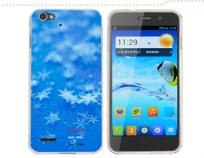 Original 4 3 inch JIAYU G2F Quad Core 3G Smartphone Flip Case PU Leather Case Multi