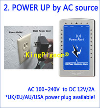 KingPigeon Mini GSM 850 900 1800 1900Mhz Mobile Phone power alarm GSM power monitoring alarm home