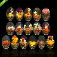 Free Shipping Handmade Atistic Chinese Blooming Jasmine Fairy Scented Flower Green Tea Ball Wedding Gift