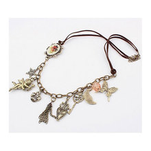 Hot sale 2014  Korean style Cupid country  foreign style sweater necklace fashion necklace for women