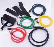 New Design 10pcs in one bag kit Latex Resistance bands, Exercise Elastic band set with Free Shipping