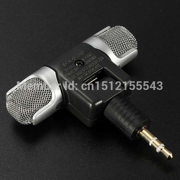High Quality Portable New Mini Mic Digital Stereo Microphone for Recorder PC Laptop MD VoIP MSN