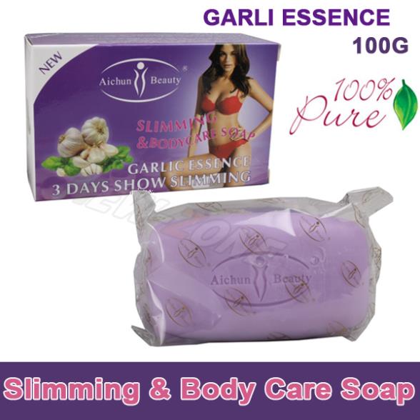 100 Pure Garlic Essence Lose Weight Loss Slimming body Soap Fat Burning Effective slim cream best