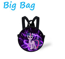 Free Shipping 2014 New Style Trendy Cartoon My Little Pony Messenger Bags Children School Messenger Casual