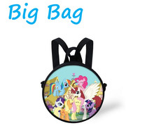 Free Shipping 2014 New Style Trendy Cartoon My Little Pony Messenger Bags Children School Messenger Casual