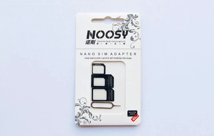   Noosy Nano Sim     5 5S 4 4S Galaxy S3  1   Nano - Sim   