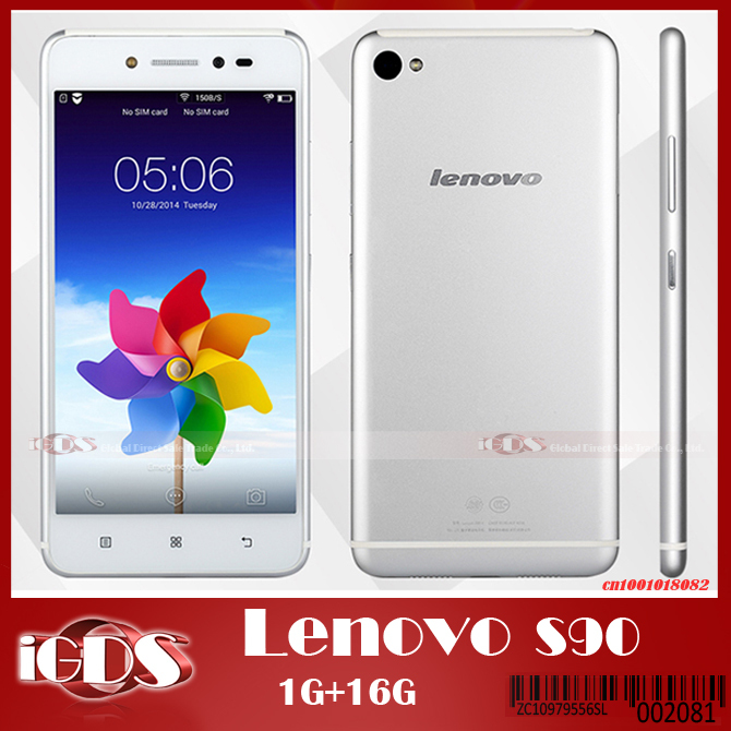Original Lenovo S90 Qualcomm Quad Core Android 4 4 Cell Phone with 5 screen 2GB RAM