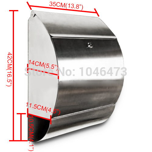  XX-HPPBO22-SS DIY carta poste Buzón Buzón de correo electrónico