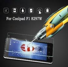 2014 new Retail Ultra-thin 2.5D Premium Tempered Glass Anti-shatter Screen Protector Films For Coolpad F1 8297W