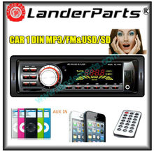 2015 new style Car Radio Player MP3 FM Receiver USB 1 Din remote control USB port