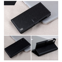 Lenovo S850 case Ultra thin silk Leather flip cover For Lenovo S850 Flip Cover Mobile Phone
