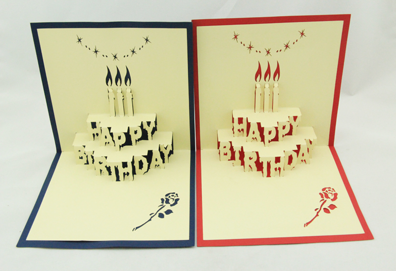 Birthday-cake-pop-up-card-3D-kirigami-birthday-card-handmade-greeting ...