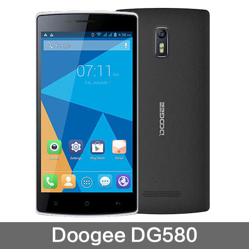 Hot selling Doogee DG580 Cell Phones MTK6582 Android Quad Core Smartphone Dual Sim Cards Mobile