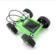 1Pcs Mini Solar Toy DIY Car Children Educational Puzzle IQ Gadget  Cheap