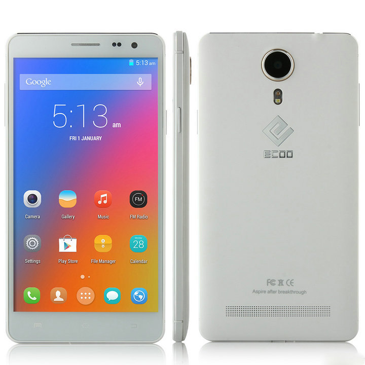 Original ECOO E02 Shinning MTK6592 Octa Core Mobile Phone 5 5inch IPS Screen Android 4 4