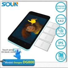 Original Doogee DG800 Valencia MTK6582 Quad Core Cell Phone android 4 4 OS 8MP 13MP camera