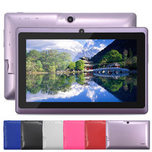 6 Colors 7 inch Q88 Tablet PC Allwinner A23 Dual-core Android 4.4 RAM 512 M ROM 8GB Dual Camera WIFI OTG FPB0206