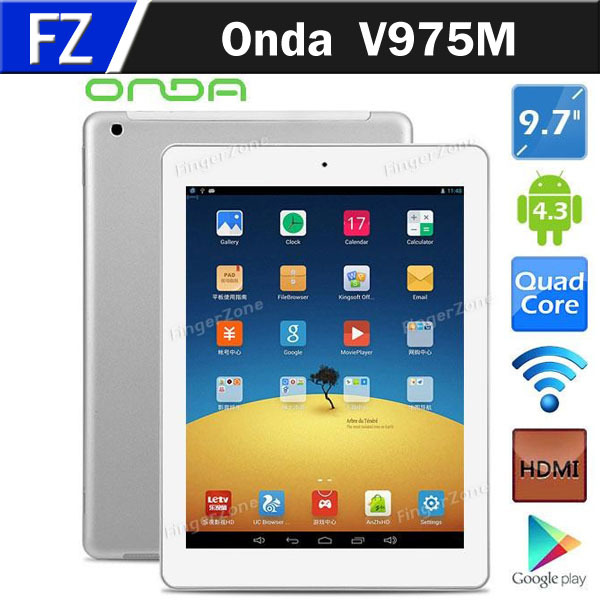 In Stock Original Onda V975M 9 7 9 7 Inch Retina IPS Screen Android 4 3