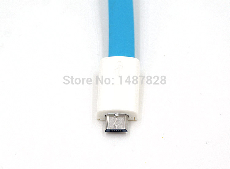 17cm Magnet Micro USB To Usb Charging Data Cable for Samsung HTC Lenovo Cell Phones Blue