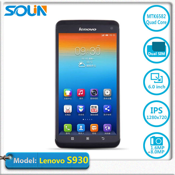 Smartphone Hot Sale New S930 Quad Core 6 0 Inch Android Phones Mtk6582 1 3ghz Ips