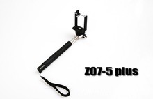 Z07 5 plus wired Selfie Stick Extendable Handheld Monopod Audio cable wired Selfie Stick take photo