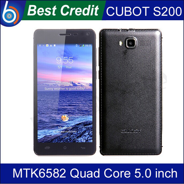 Case Films gift Original Cubot S200 Quad core MTK6582 1 3GHZ android 4 4 Mobile phone