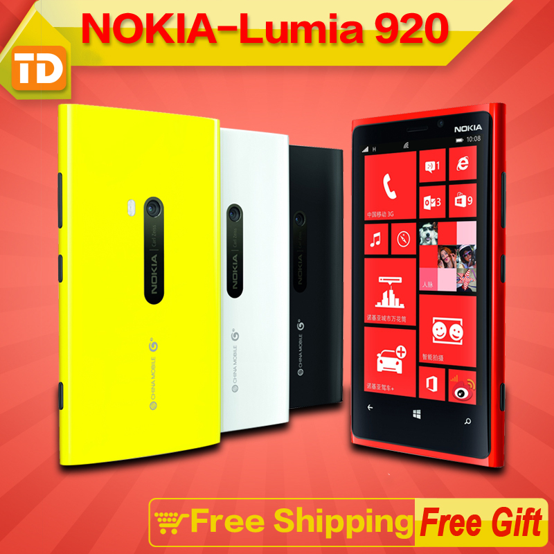 920 Nokia Lumia 920 phones Dual Core 32GB 8MP Camera 4 5inch Touch Screen GPRS GPS