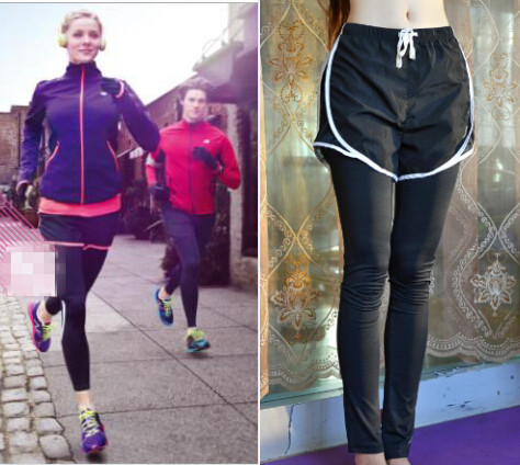 running tights under shorts