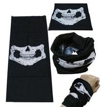Wholesale Skull Design Multi Function Bandana Motorcycle Biker Face Mask Neck Tube Scarf Free Shipping