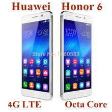 Huawei Honor 6 in stock Dual SIM 4G FDD LTE phone Octa core CPU 3GB Ram 16GB Rom Android 4.4 5.0” incell ips 1920*1080pix