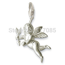 5 pcs/lots Lovely Sterling Silver Cupid Charm Pendant TS wholesale free shipping