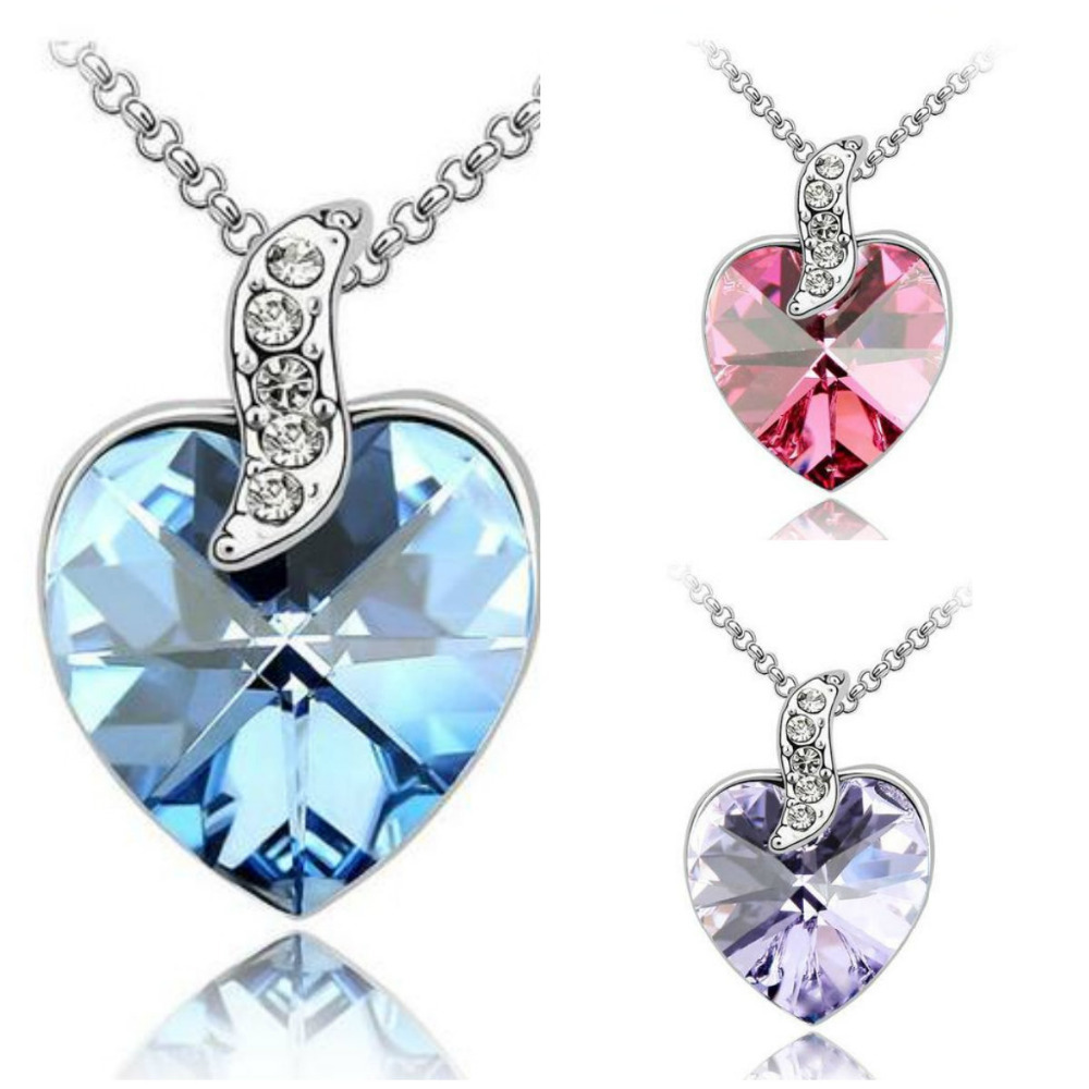 2014 hot sellr fashion crystal necklace palpitations sautoir pendant necklace