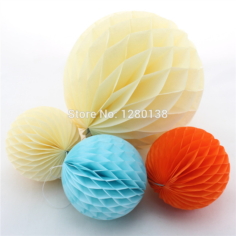 )Wedding honeycomb supplies Honeycomb Paper Balls Garland for  Lanterns paper craft Decoration Party